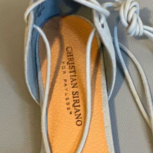 NWOT Christian Siriano Blue Suede Flats! - Picture 7 of 9